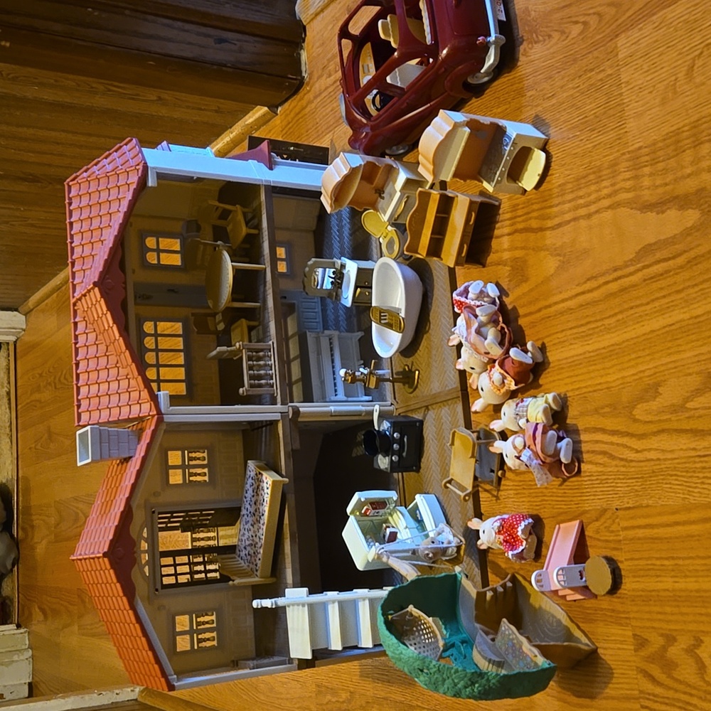 Calico Critters Red Roof Country home and more